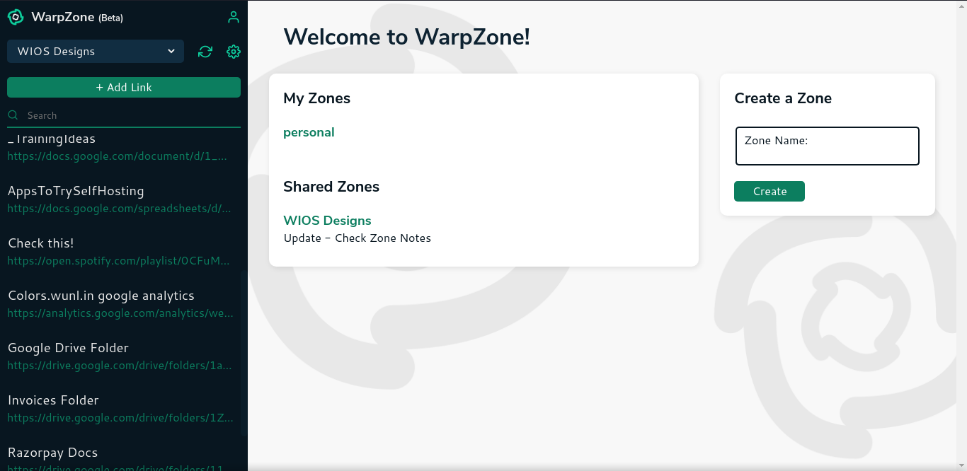 WarpZone Screenshot